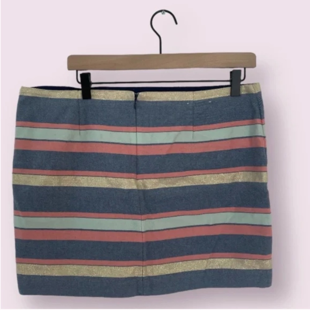 Striped Girly Pencil Straight Work Business Casual Chic Hipster Glam Mini Skirt